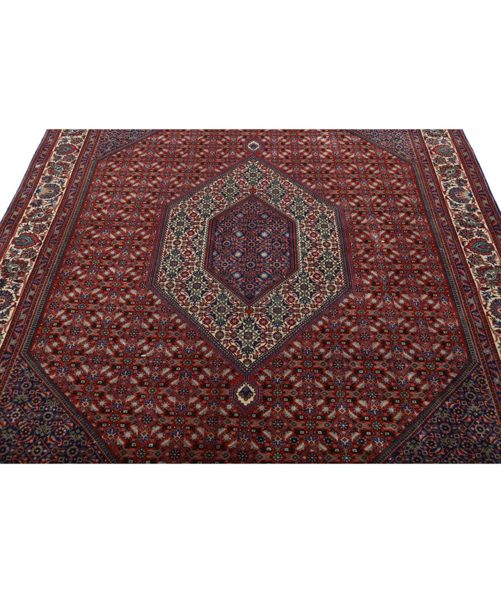 Persian Bijar Fine Rug 6' 7" x 9' 10" Hand-Knotted | No. AT29114