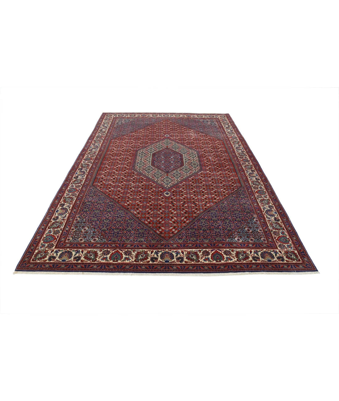 Persian Bijar Fine Rug 6' 7" x 9' 10" Hand-Knotted | No. AT29114