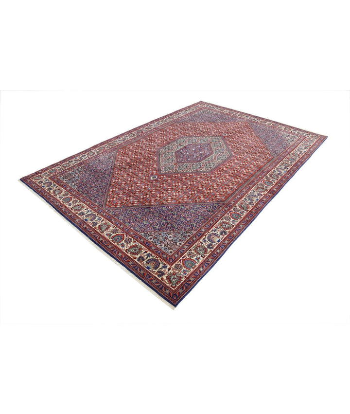 Persian Bijar Fine Rug 6' 7" x 9' 10" Hand-Knotted | No. AT29114