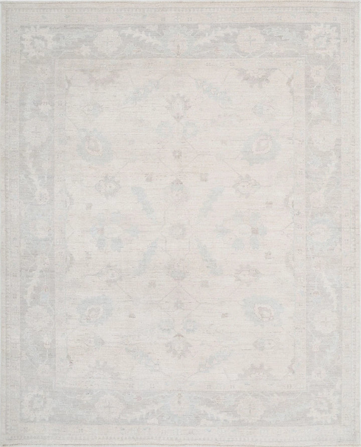 Afghan Oushak Rug 8' 1" x 10' 0" Hand-Knotted | No. AT29212