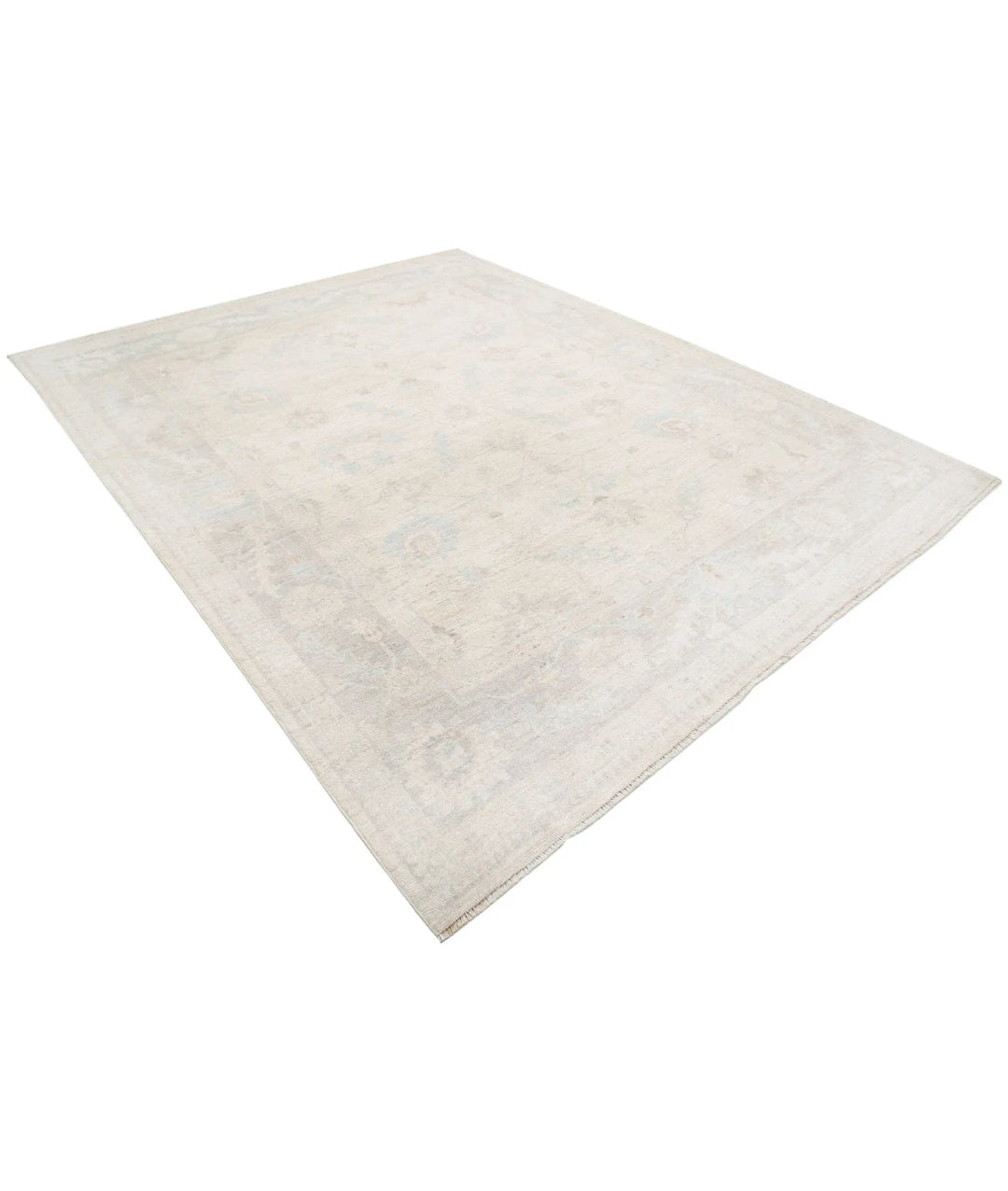 Afghan Oushak Rug 8' 1" x 10' 0" Hand-Knotted | No. AT29212