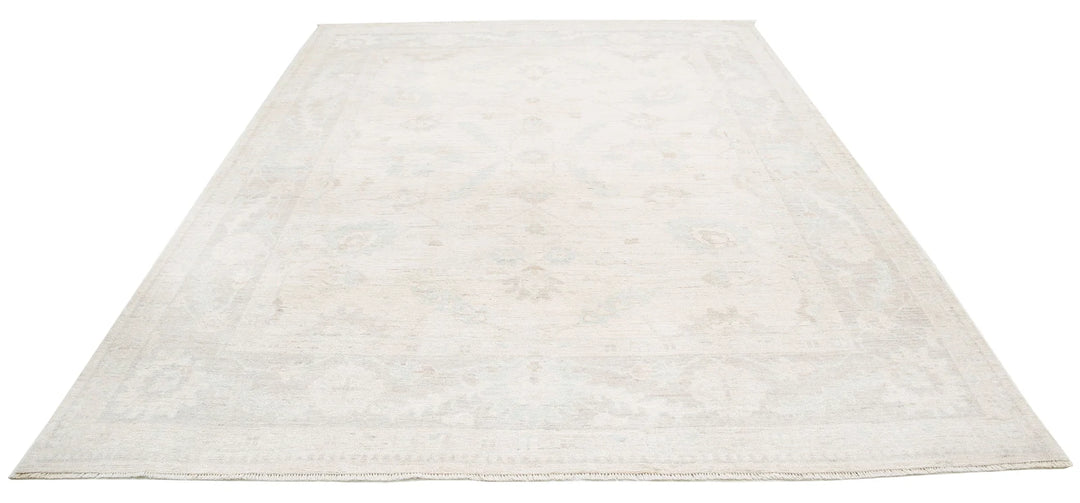 Afghan Oushak Rug 8' 1" x 10' 0" Hand-Knotted | No. AT29212