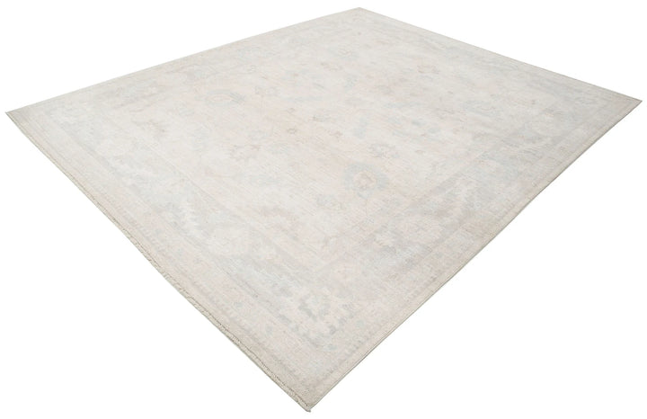 Afghan Oushak Rug 8' 1" x 10' 0" Hand-Knotted | No. AT29212