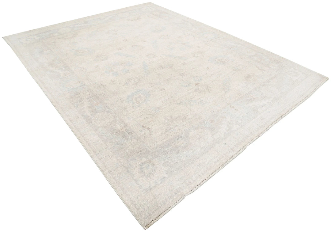 Afghan Oushak Rug 8' 1" x 10' 0" Hand-Knotted | No. AT29212