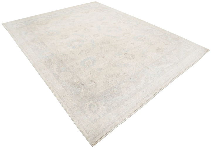 Afghan Oushak Rug 8' 1" x 10' 0" Hand-Knotted | No. AT29212
