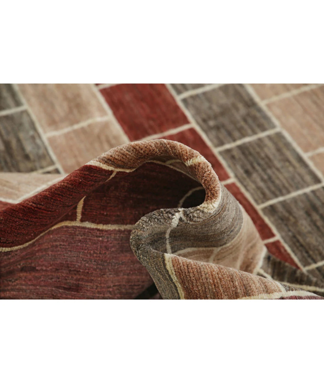 Afghan Modcar Rug 5' 11" x 8' 6" Hand-Knotted | No. AT29262