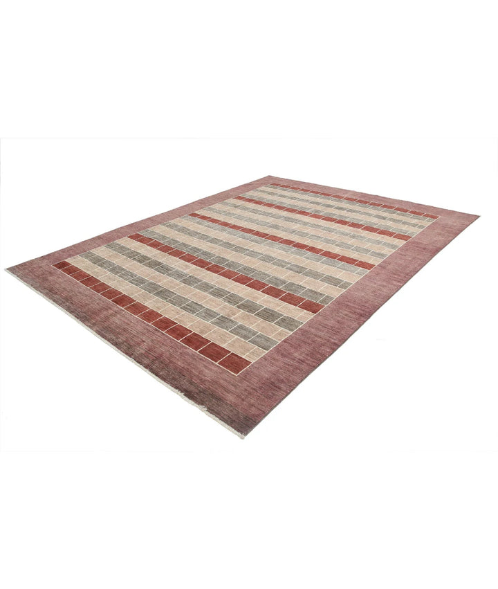 Afghan Modcar Rug 5' 11" x 8' 6" Hand-Knotted | No. AT29262