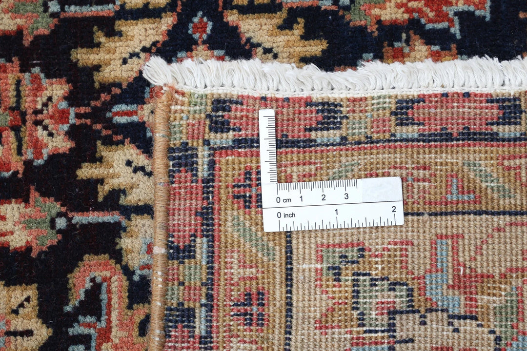 Indian Tabriz Rug 3' 11" x 11' 7" Hand-Knotted | No. AT29312