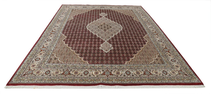 Red Indian Ziegler Rug 7' 10" x 10' 2" Hand-Knotted | No. AT29401