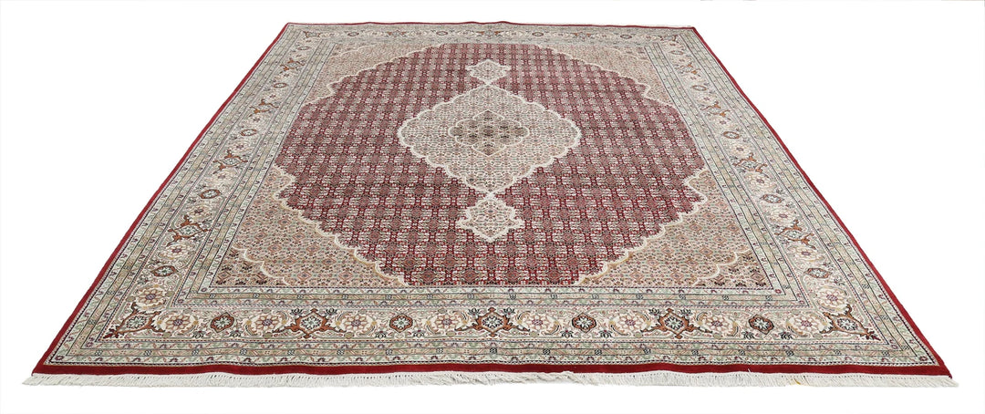 Red Indian Ziegler Rug 7' 10" x 10' 2" Hand-Knotted | No. AT29401