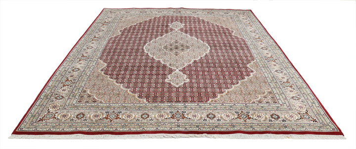 Red Indian Ziegler Rug 7' 10" x 10' 2" Hand-Knotted | No. AT29401