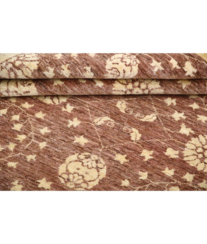 Afghan Modcar Rug 6' 1" x 8' 6" Hand-Knotted | No. AT29433