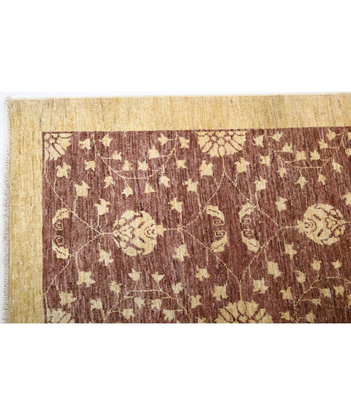Afghan Modcar Rug 6' 1" x 8' 6" Hand-Knotted | No. AT29433