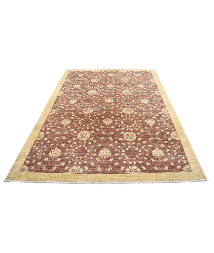 Afghan Modcar Rug 6' 1" x 8' 6" Hand-Knotted | No. AT29433