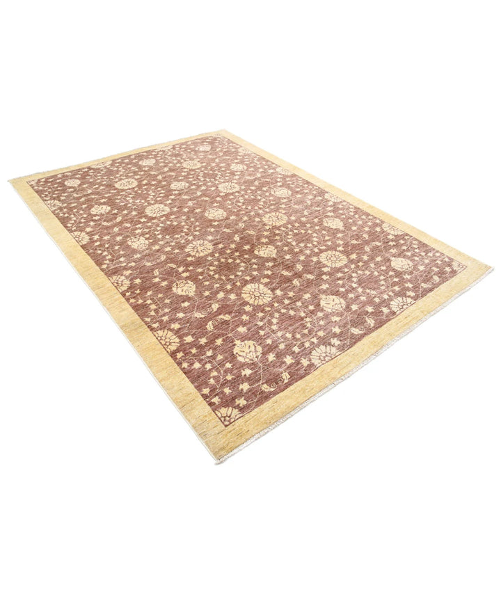 Afghan Modcar Rug 6' 1" x 8' 6" Hand-Knotted | No. AT29433