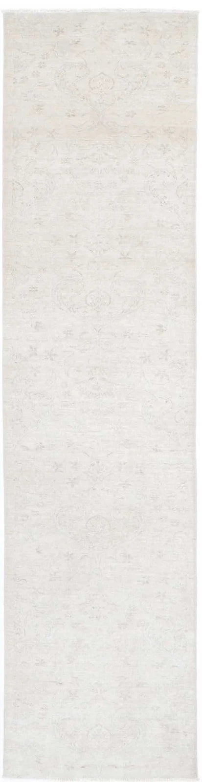 Afghan Serenity Runner Rug 2' 8" x 11' 11" Hand-Knotted | No. AT29452