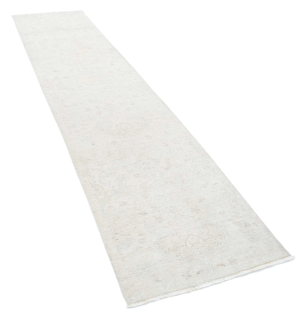 Afghan Serenity Runner Rug 2' 8" x 11' 11" Hand-Knotted | No. AT29452