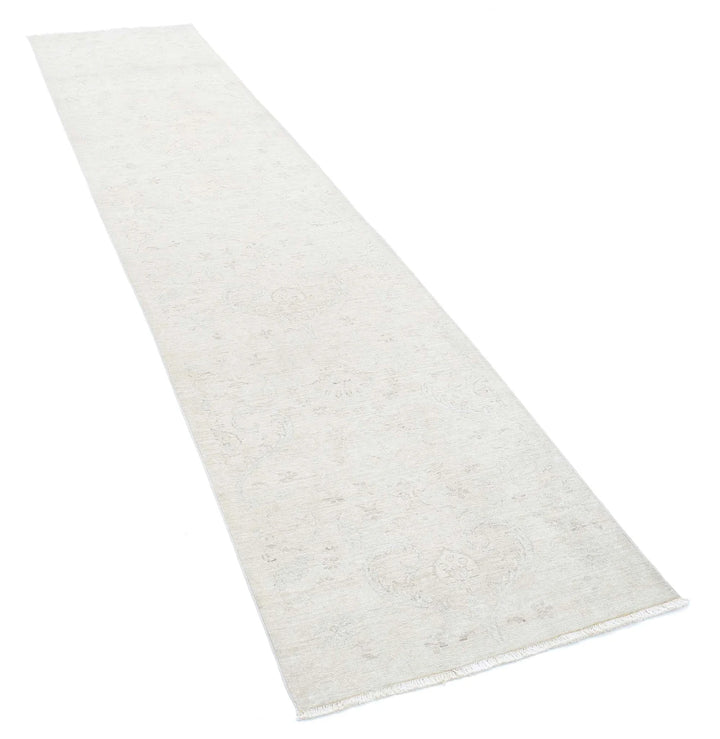 Afghan Serenity Runner Rug 2' 8" x 11' 11" Hand-Knotted | No. AT29452