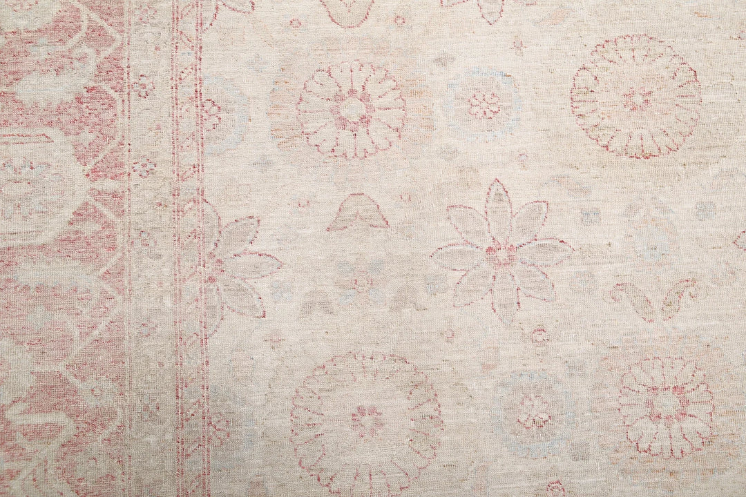 Afghan Serenity Rug 9' 11" x 13' 1" Hand-Knotted | No. AT29474