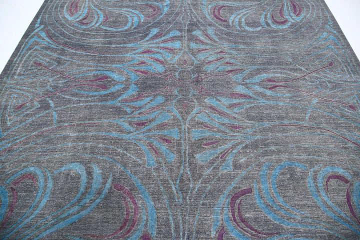 Afghan Oriental Rug 8' 10" x 11' 6" Hand-Knotted | No. AT29671