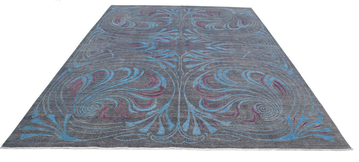 Afghan Oriental Rug 8' 10" x 11' 6" Hand-Knotted | No. AT29671