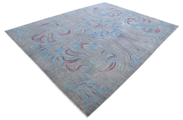 Afghan Oriental Rug 8' 10" x 11' 6" Hand-Knotted | No. AT29671