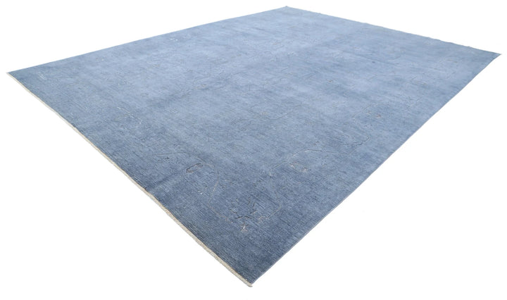 Grey Afghan Oriental Rug 12' 9" x 17' 0" Hand-Knotted | No. AT29864