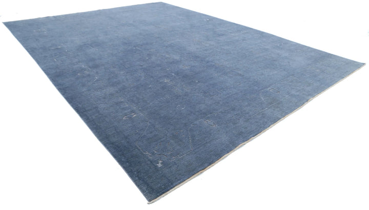 Grey Afghan Oriental Rug 12' 9" x 17' 0" Hand-Knotted | No. AT29864
