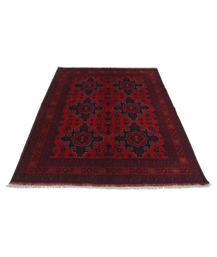 Afghan Khal Muhammadi Rug 5' 0" x 6' 8" Hand-Knotted | No. AT29897