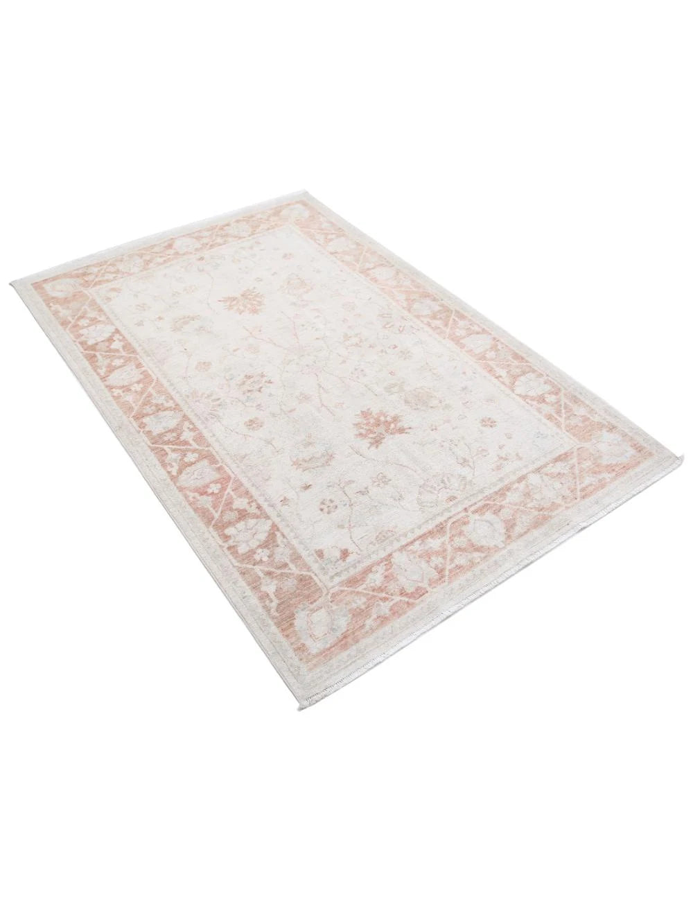 Afghan Serenity Rug 3' 10" x 5' 9" Hand-Knotted | No. AT30003