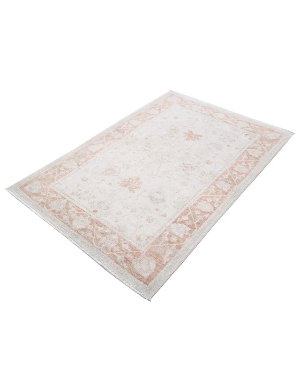 Afghan Serenity Rug 3' 10" x 5' 9" Hand-Knotted | No. AT30003