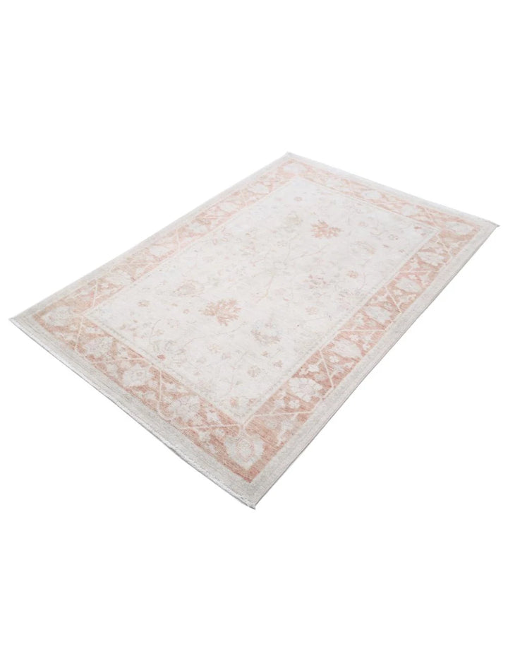 Afghan Serenity Rug 3' 10" x 5' 9" Hand-Knotted | No. AT30003