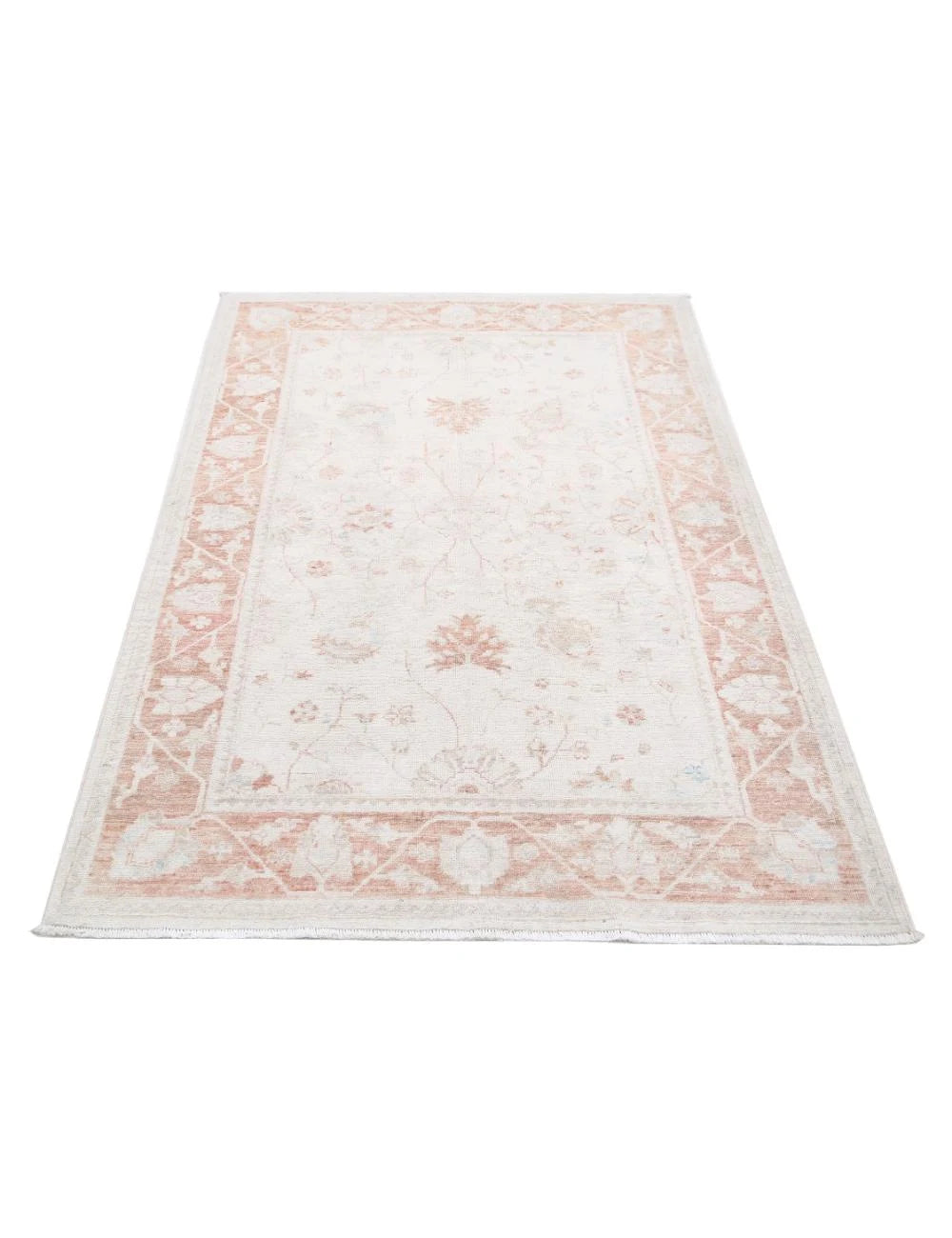 Afghan Serenity Rug 3' 10" x 5' 9" Hand-Knotted | No. AT30003