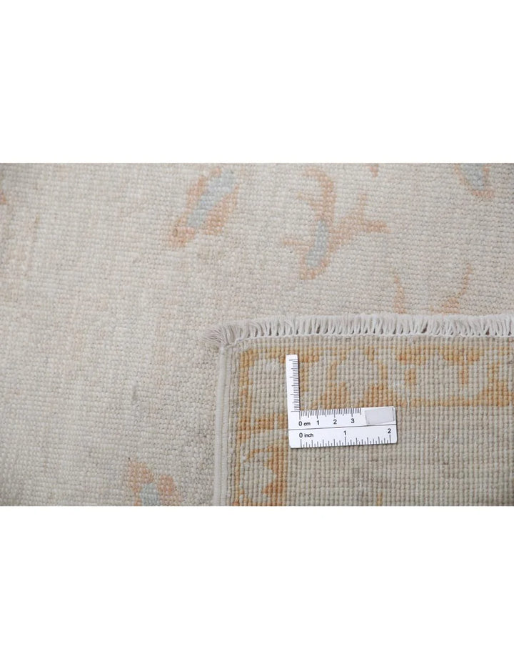 Afghan Serenity Runner Rug 2' 10" x 7' 7" Hand-Knotted | No. AT30175