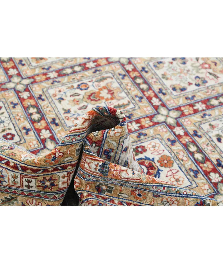 Afghan Bakhtiari Rug 8' 0" x 10' 0" Hand-Knotted | No. AT30207