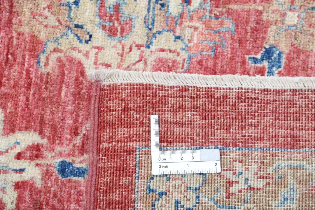 Afghan Ziegler Sultanabad Rug 8' 1" x 11' 1" Hand-Knotted | No. AT30222