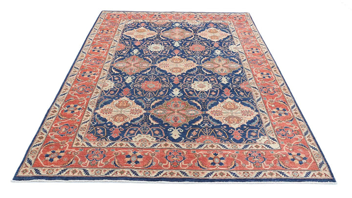 Afghan Ariana Haji Jalili Rug 6' 0" x 9' 1" Hand-Knotted | No. AT30398