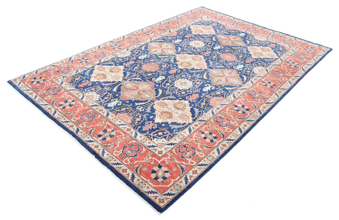Afghan Ariana Haji Jalili Rug 6' 0" x 9' 1" Hand-Knotted | No. AT30398