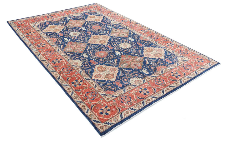 Afghan Ariana Haji Jalili Rug 6' 0" x 9' 1" Hand-Knotted | No. AT30398
