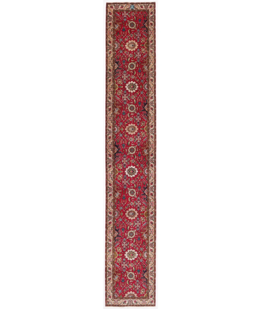 Red Antique Rug Hand-Knotted | No. AT30463