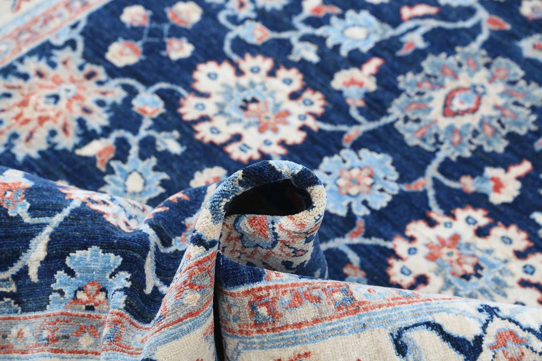 Afghan Ziegler Farhan Rug 4' 4" x 6' 5" Hand-Knotted | No. AT30476