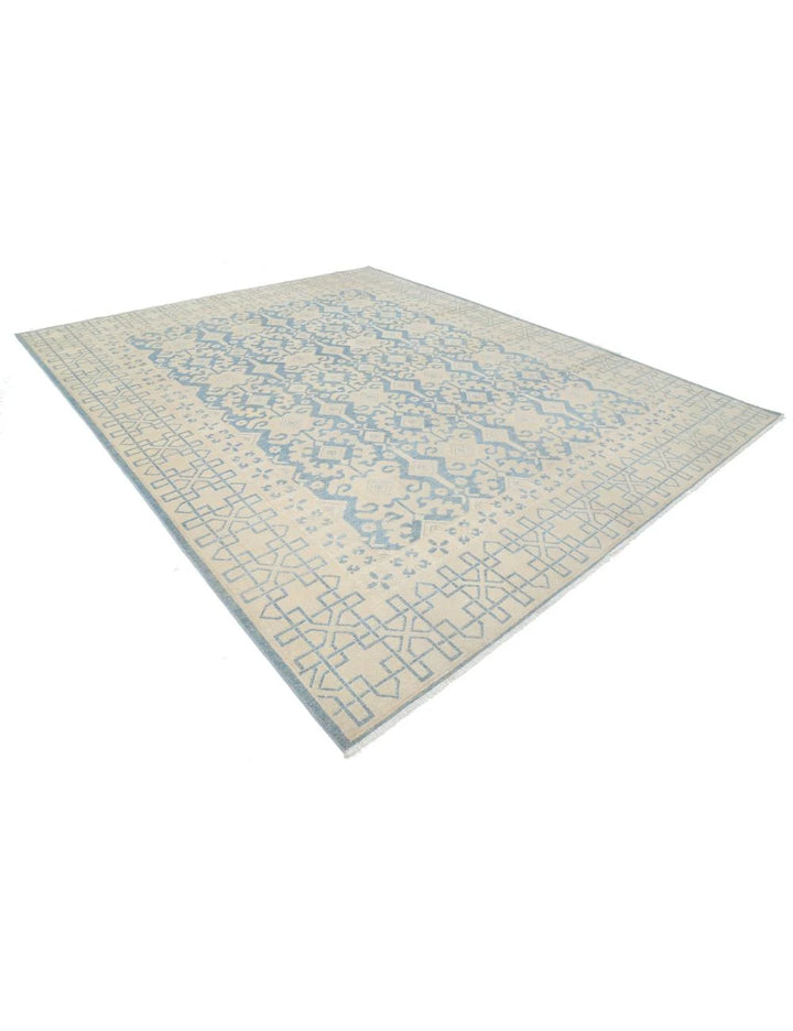 Afghan Khotan Rug 9' 10" x 12' 2" Hand-Knotted | No. AT30524