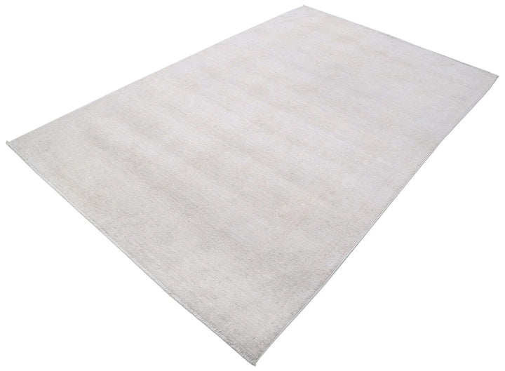 Afghan Tabriz Rug 5' 7" x 8' 9" Hand-Knotted | No. AT30585