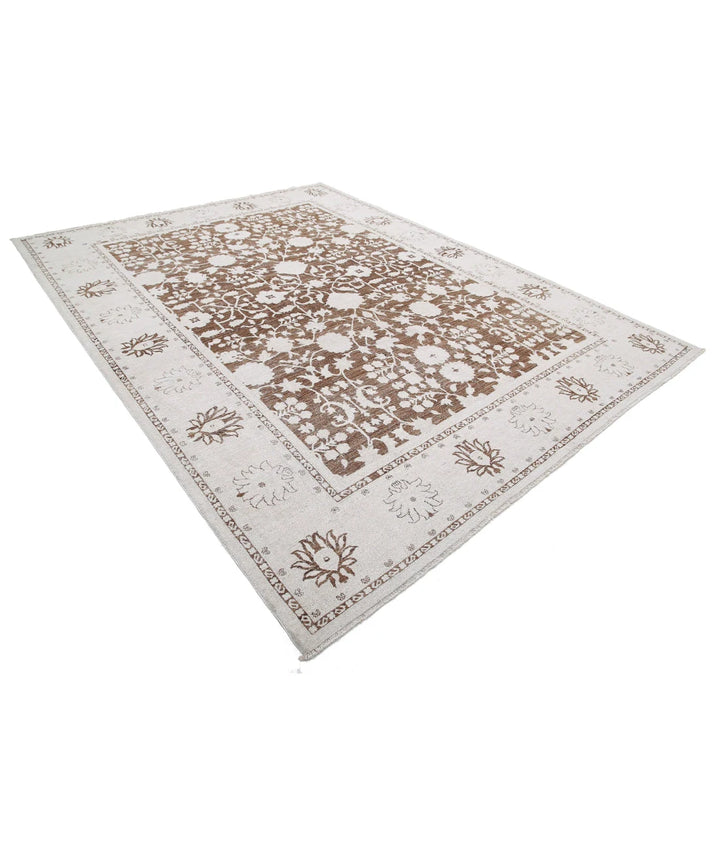 Afghan Serenity Rug 8' 11" x 11' 8" Hand-Knotted | No. AT30692