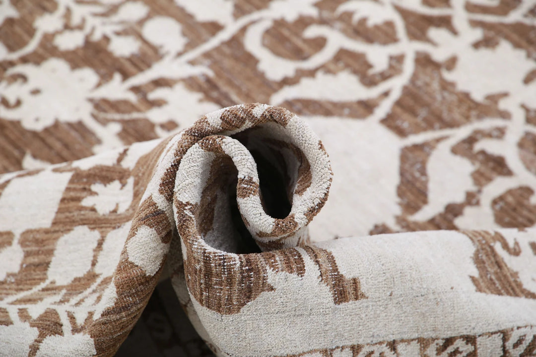 Afghan Serenity Rug 8' 11" x 11' 8" Hand-Knotted | No. AT30692