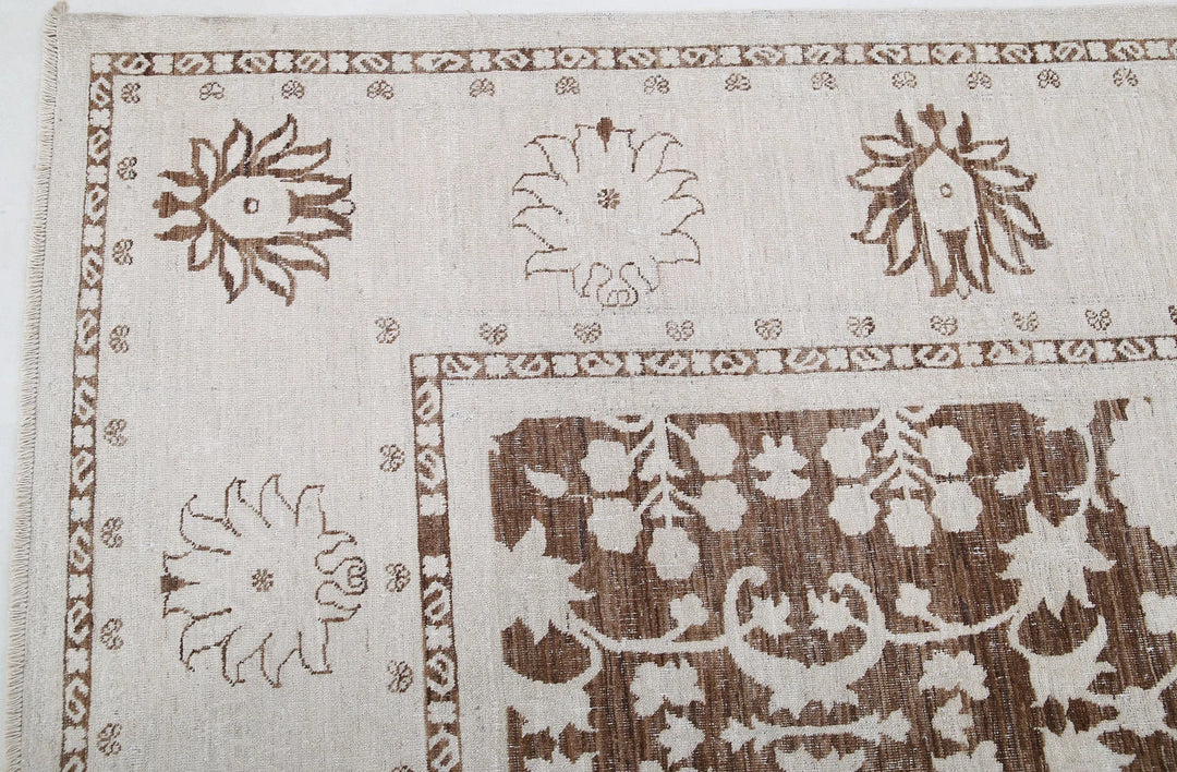Afghan Serenity Rug 8' 11" x 11' 8" Hand-Knotted | No. AT30692