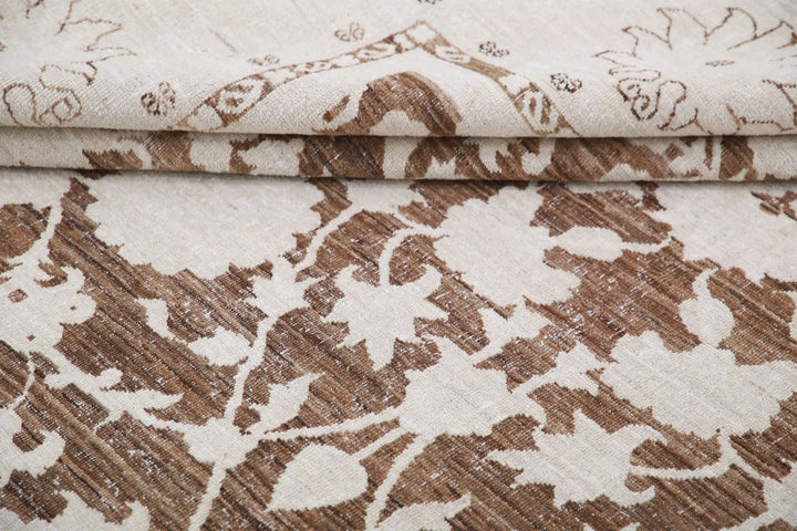 Afghan Serenity Rug 8' 11" x 11' 8" Hand-Knotted | No. AT30692