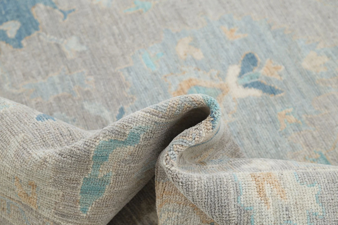 Afghan Oushak Rug 5' 11" x 8' 1" Hand-Knotted | No. AT30736