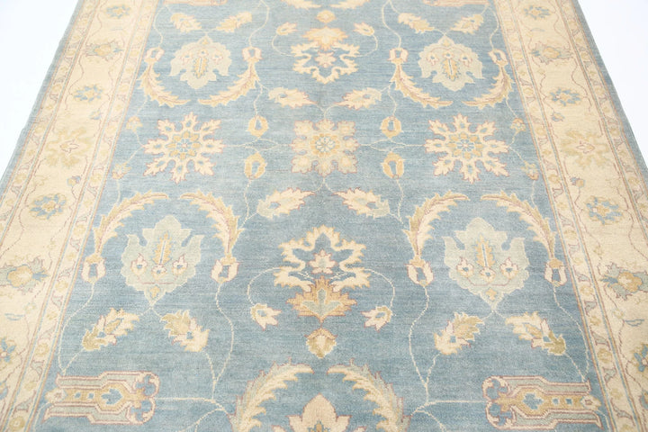 Afghan Ziegler Rug 5' 11" x 8' 10" Hand-Knotted | No. AT30751