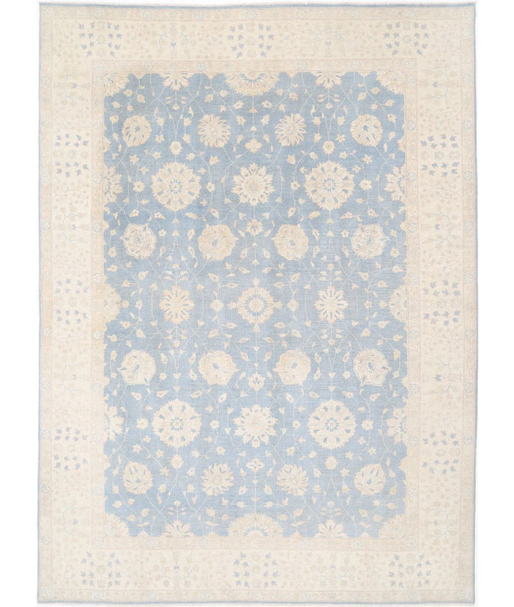 Afghan Kazak Rug 9' 7" x 13' 4" Hand-Knotted | No. AT30834